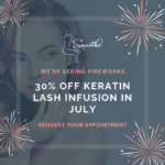 30% Off Keratin Lash Treatment in July